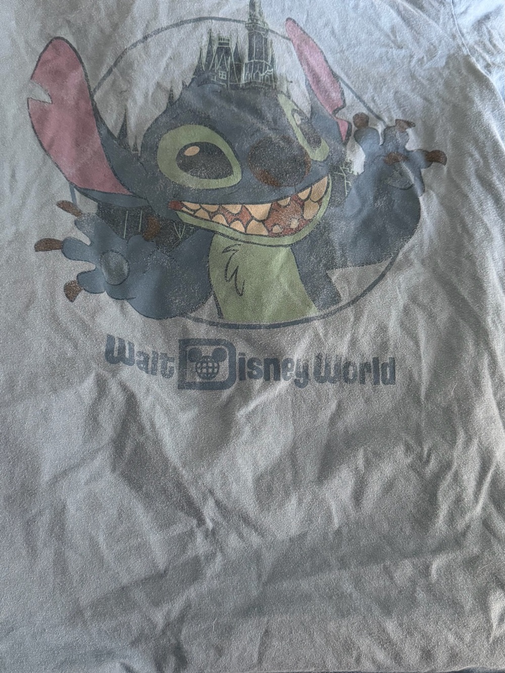 Disney Stitch Light blue Graphic Tee